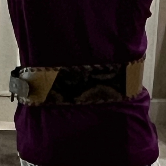 St. Emile Exotic Snakeskin Belt - Picture 2 of 7